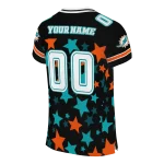 customized miami dolphins star cluster black jersey best selling