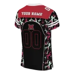 customized miami redhawks brushstroke xs black jersey best selling