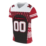 customized miami redhawks tire arrows red black white jersey best selling
