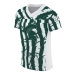 customized michigan state spartans stripe splatter green jersey best selling