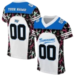 customized middle tennessee blue raiders brushstroke xs white black jersey best selling