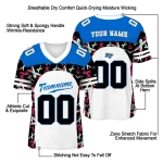 customized middle tennessee blue raiders brushstroke xs white black jersey best selling
