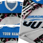 customized middle tennessee blue raiders brushstroke xs white black jersey best selling