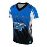 customized middle tennessee blue raiders halftone flow blue black jersey best selling