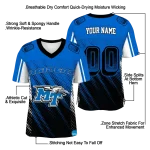 customized middle tennessee blue raiders halftone flow blue black jersey best selling