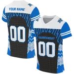 customized middle tennessee blue raiders tire arrows blue black white jersey best selling