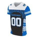 customized middle tennessee blue raiders tire arrows blue black white jersey best selling