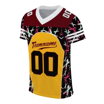 customized minnesota golden gophers brushstroke xs gold black jersey fashion forward
