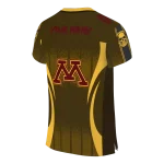 customized minnesota golden gophers dynamic dots gold jersey best selling
