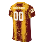 customized minnesota golden gophers rugged stripes maroon jersey best selling