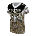 customized minnesota vikings antler skull camouflage hunting jersey best selling