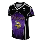 customized minnesota vikings halftone slant purple black jersey best selling