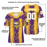 customized minnesota vikings rugged stripes purple jersey best selling