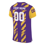 customized minnesota vikings stripe block purple jersey best selling