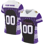 customized minnesota vikings tire arrows purple black white jersey best selling