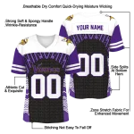 customized minnesota vikings tire arrows purple black white jersey best selling