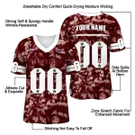 customized mississippi state bulldogs camouflage abstract maroon jersey best selling