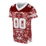 customized mississippi state bulldogs mirrored pattern maroon jersey best selling