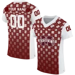 customized mississippi state bulldogs stacked rectangle maroon jersey best selling