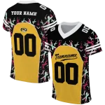 customized missouri tigers brushstroke xs gold black jersey best selling