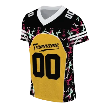 customized missouri tigers brushstroke xs gold black jersey fashion forward