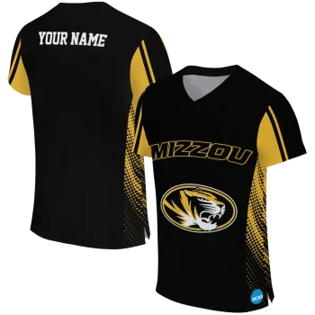 customized missouri tigers halftone flow black jersey best selling