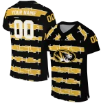 customized missouri tigers layered grids black jersey best selling