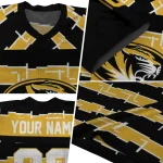 customized missouri tigers layered grids black jersey best selling