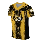 customized missouri tigers rugged stripes black jersey best selling