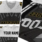 customized missouri tigers tire arrows black white jersey best selling
