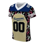 customized navy midshipmen brushstroke xs gold black jersey best selling