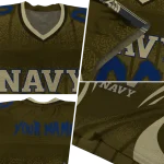 customized navy midshipmen dynamic dots gold jersey best selling