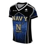 customized navy midshipmen halftone slant blue black jersey best selling
