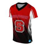 customized nc state wolfpack halftone flow red black jersey best selling