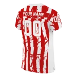 customized nc state wolfpack stripe splatter red jersey best selling