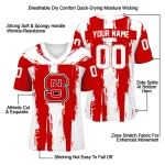 customized nc state wolfpack striped texture red jersey best selling