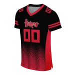 customized nebraska cornhuskers halftone sweep black jersey best selling