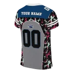 customized nevada wolf pack brushstroke xs grey black jersey best selling