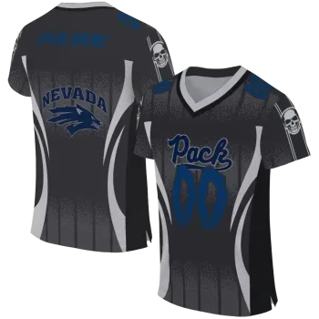 customized nevada wolf pack dynamic dots grey jersey best selling