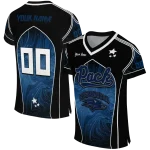 customized nevada wolf pack halftone slant blue black jersey best selling