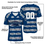 customized nevada wolf pack layered grids blue jersey best selling