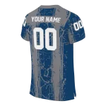 customized nevada wolf pack rugged stripes blue jersey best selling