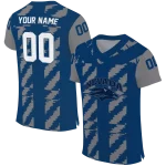 customized nevada wolf pack stripe block blue jersey best selling