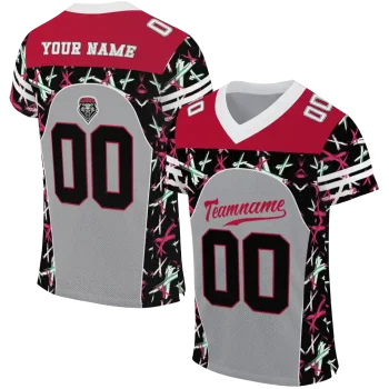 customized new mexico lobos brushstroke xs grey black jersey best selling
