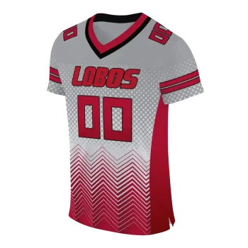 customized new mexico lobos halftone sweep grey black jersey fashion forward