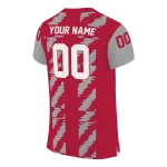 customized new mexico lobos stripe block red jersey best selling