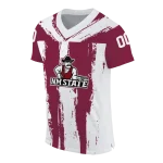 customized new mexico state aggies striped texture crimson jersey best selling