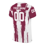 customized new mexico state aggies striped texture crimson jersey best selling