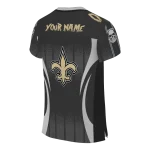 customized new orleans saints dynamic dots black jersey best selling
