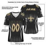 customized new orleans saints dynamic dots black jersey best selling